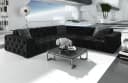 Sofa Dreams Ecksofa Menorca L-Form Samt Schwarz Chesterfield Bild 2