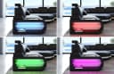 Sofa Dreams Wohnlandschaft Asti U-Form Sofa mit LED & USB-Anschluss grau/schwarz Bild 4