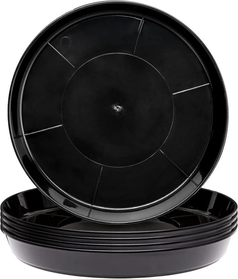 Garronda Blumentopfuntersetzer Schwarz 1-tlg. Kunststoff - Bild 2