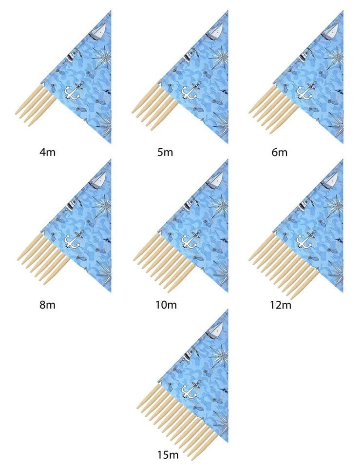 Ladeheid Strand Windschutz Sichtschutz Paravent