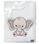 Be Mammy Wohndecke Warme Kuscheldecke Babydecke Grau Elefant Bild 2