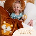Be Mammy Wohndecke Warme Kuscheldecke Babydecke Grau Elefant Bild 5