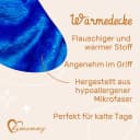 Be Mammy Wohndecke Warme Kuscheldecke Babydecke Dunkelblau - Bär Bild 4