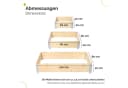 Garronda Hochbeet 3-stufig Palettenrahmen Set Bild 1