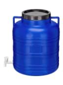 Garronda Regentonne 60 L Blau BPA-frei mit Deckel und Hahn Bild 2