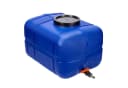 Garronda Regentonne 150l mit Deckel und Zapfhahn Blau HDPE Bild 2