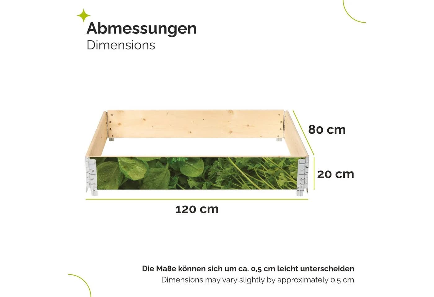 Garronda Holzaufsatzrahmen mit Print Skandinavisches Nadelholz - Bild 3