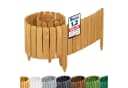Garronda Zaun Rasenkante Holz Beeteimfassung Flexibler Rollborder Bild 2