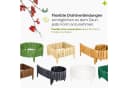 Garronda Zaun Rasenkante Holz Beeteimfassung Flexibler Rollborder Bild 4