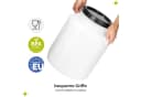 Garronda Regentonne Set 50L BPA-frei Weiß mit Deckel Bild 4