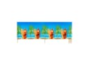 Ladeheid Strand Windschutz Sichtschutz bunt Kieferholz Polyester Bild 2