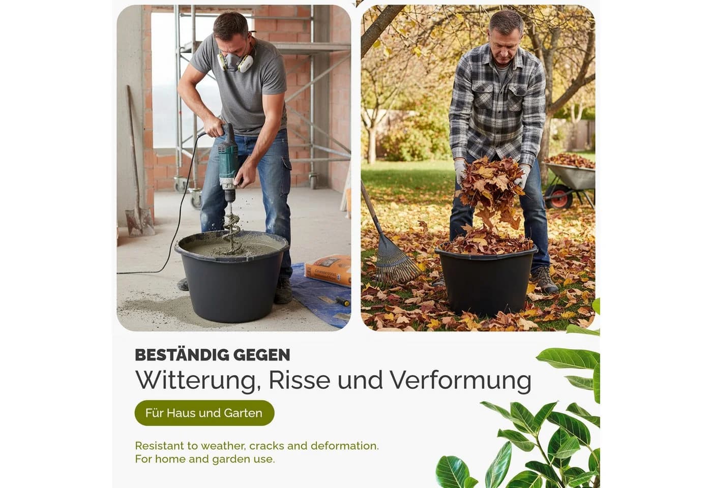 Garronda Mörtelkübel Rund Kunststoffwanne GD-0170 - Bild 5