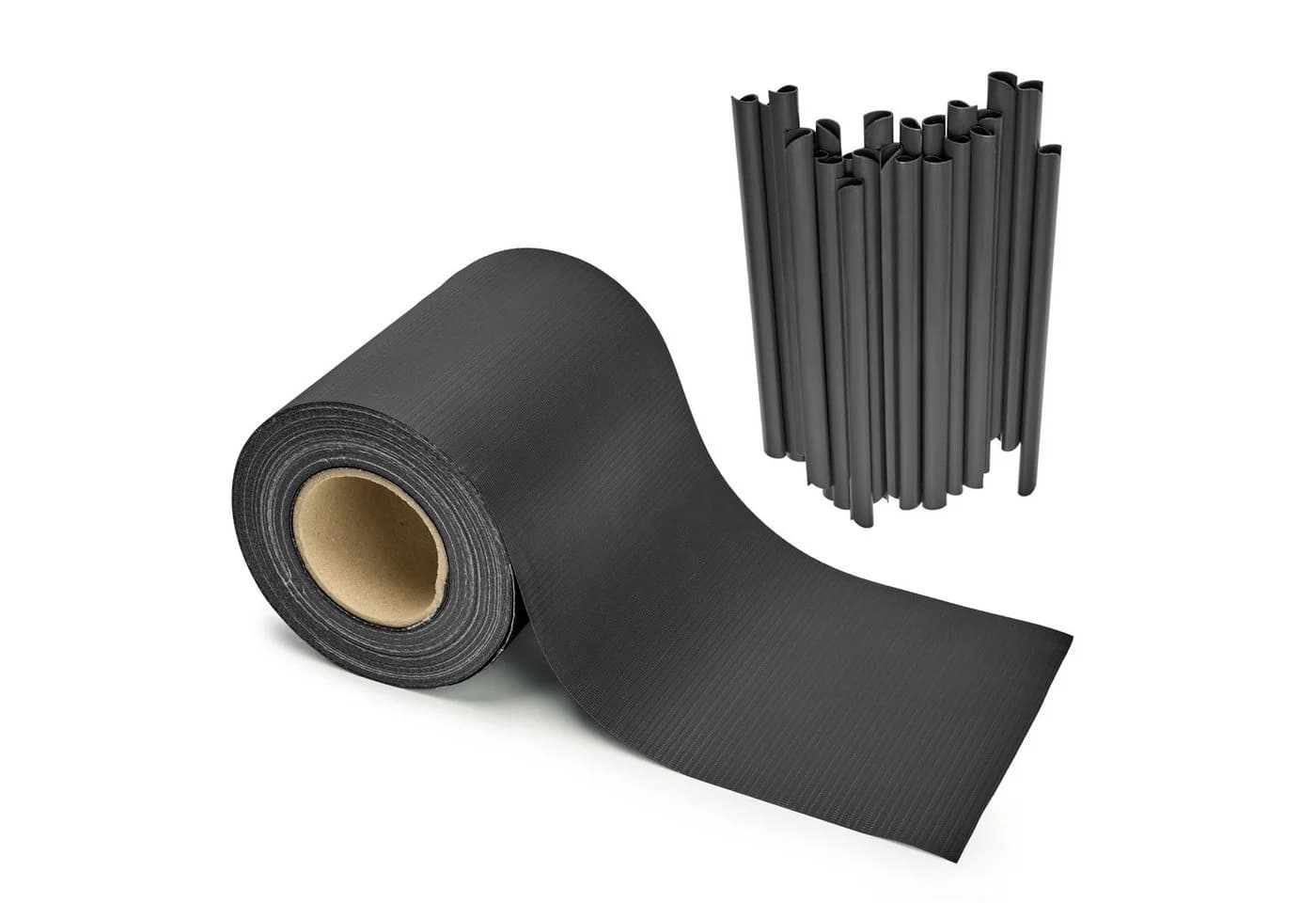 Garronda Sichtschutzstreifen PVC 19cm mit Clips für Doppelstabmattenzaun - Bild 2