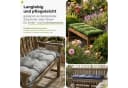 Garronda Bankauflage Marineblau Outdoor Kissen UV-beständig Bild 5