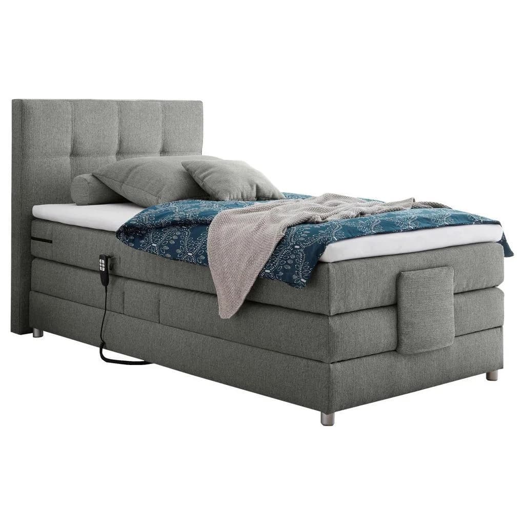 Esposa Boxspringbett Grau Federkernmatratze
