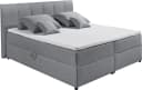 ED EXCITING DESIGN Boxbett Granada Grau mit Bettkasten und Topper Bild 1