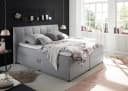 ED EXCITING DESIGN Boxbett Granada Grau mit Bettkasten und Topper Bild 2