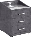 ED EXCITING DESIGN Moon Nachtschrank Anthrazit mit LED und USB Bild 2