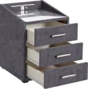 ED EXCITING DESIGN Moon Nachtschrank Anthrazit mit LED und USB Bild 3