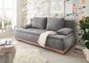 Schlafsofa ED EXCITING DESIGN Mila Grau mit Bettkasten Bild 2