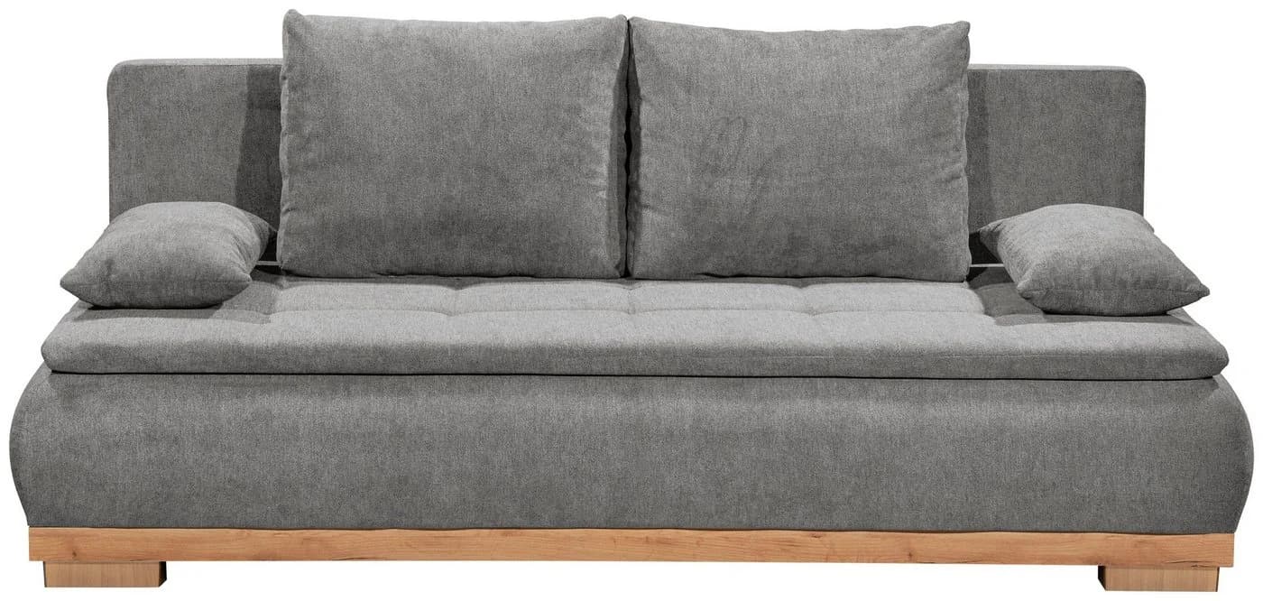 Schlafsofa ED EXCITING DESIGN Mila Grau mit Bettkasten - Bild 3