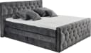 Boxspringbett Cashfield mit Bettkästen und Topper Anthrazit Bild 1