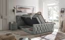 Boxspringbett ED EXCITING DESIGN Cashfield Grau mit Bettkästen Bild 3