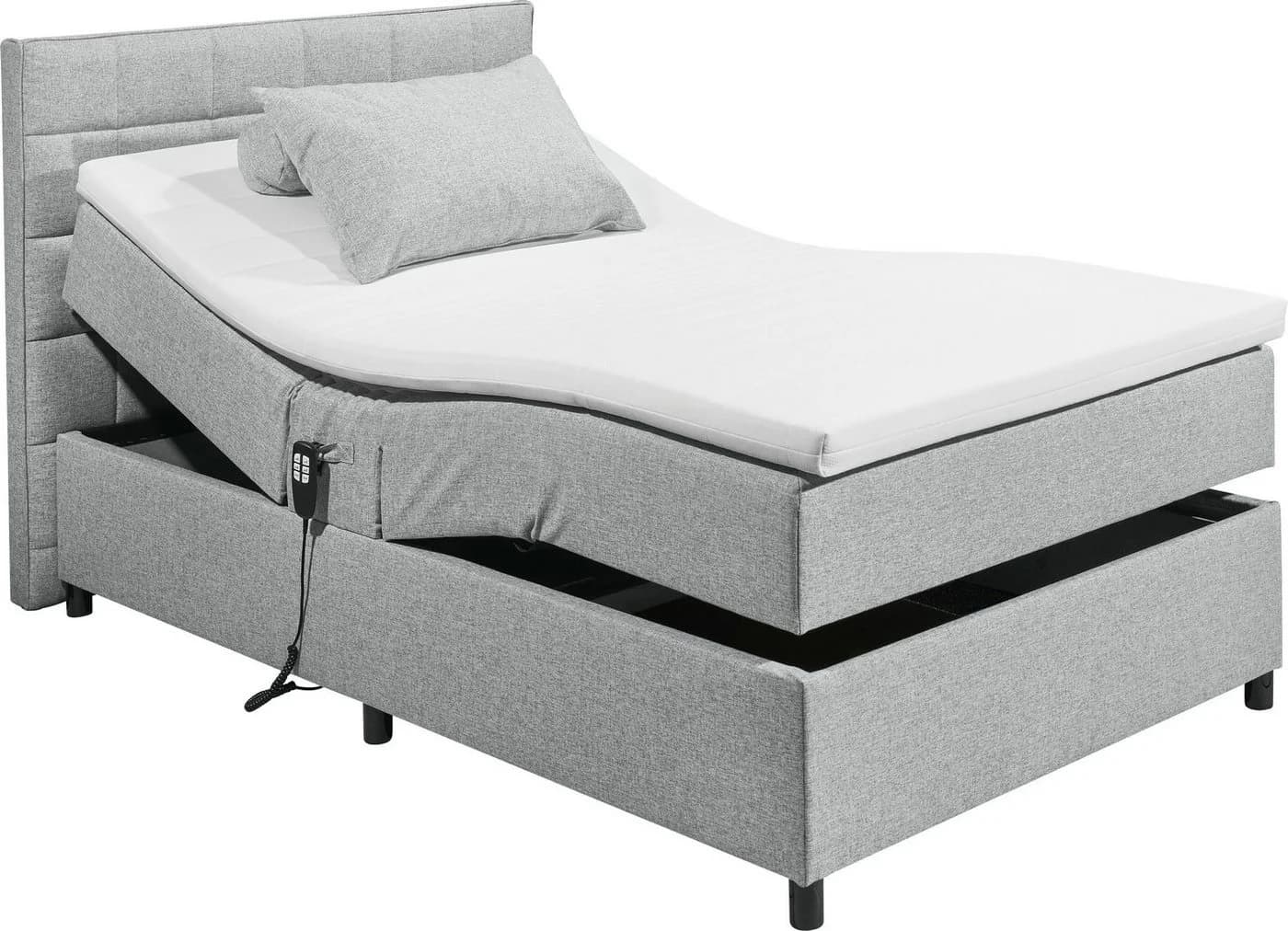 ED EXCITING DESIGN Boxbett Mariborsko Grau Elektrisch Verstellbar - Bild 4