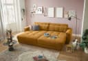 ED EXCITING DESIGN Big-Sofa Barura Gelb Cord-Loveseat mit Rückenkissen Bild 1