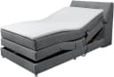 Boxspringbett Toulouse Grau Anthrazit mit Motor und Stauraum Bild 5