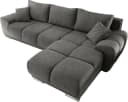 ED EXCITING DESIGN Ecksofa Anton L-Form Grau mit Schlaffunktion Bild 3