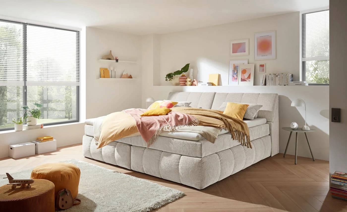 ED EXCITING DESIGN Boxspringbett Elkford Familienbett 240x200 cm - Bild 2