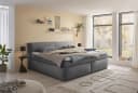 Boxspringbett Sandon Familienbett 240x200 cm Dunkelgrau Bild 2