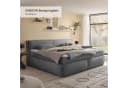 Boxspringbett Sandon Familienbett 240x200 cm Dunkelgrau Bild 4