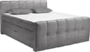 ED EXCITING DESIGN Boxspringbett Tolfa 180x200cm mit Visco-Topper Bild 1