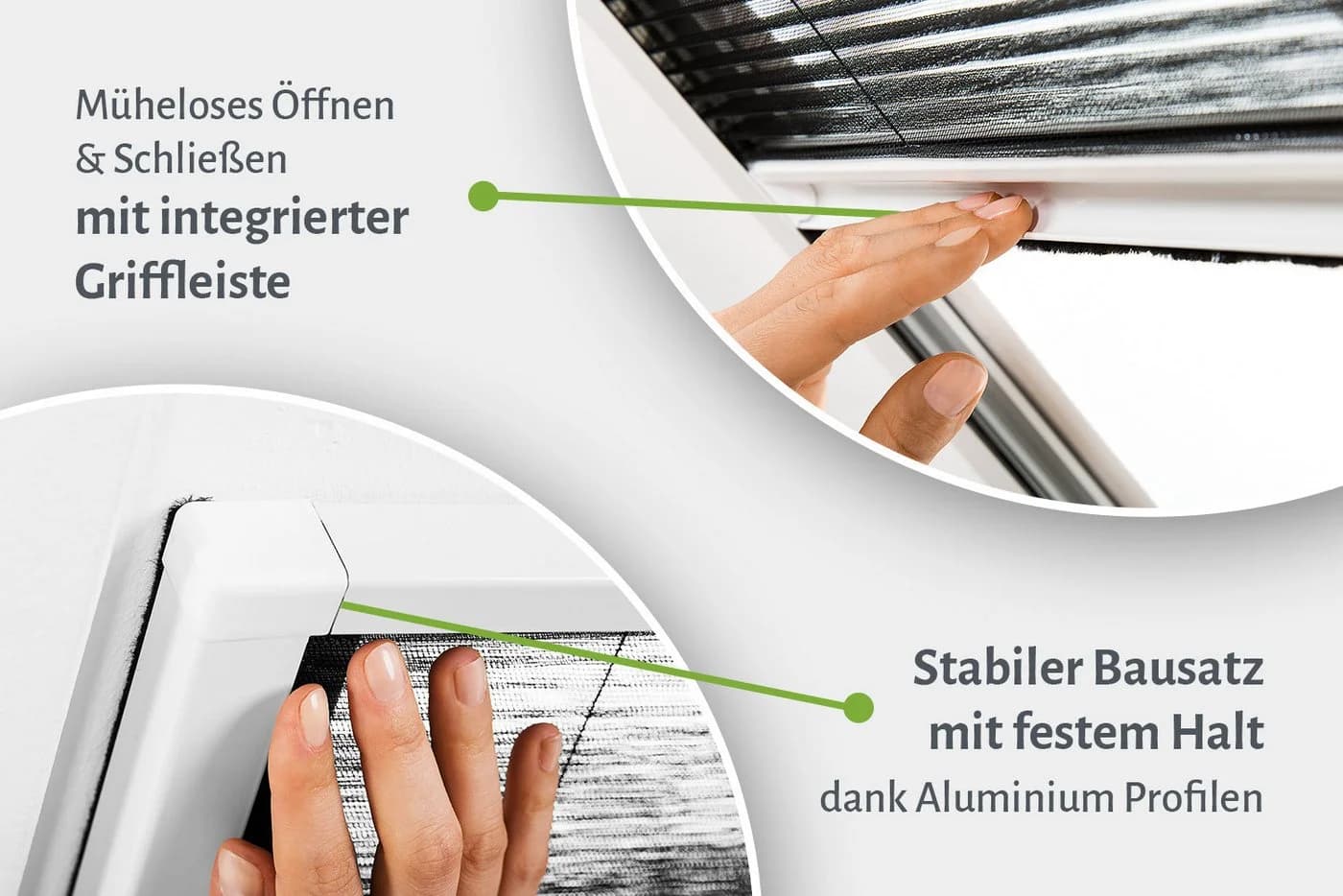 empasa Insektenschutzplissee MASTER transparent mit Alurahmen für Dachfenster - Bild 4
