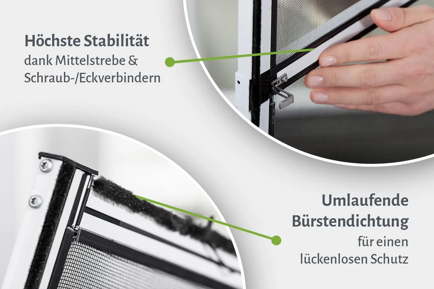 empasa Insektenschutz-Fensterrahmen MASTER SLIM XL Anthrazit Alu - Bild 5