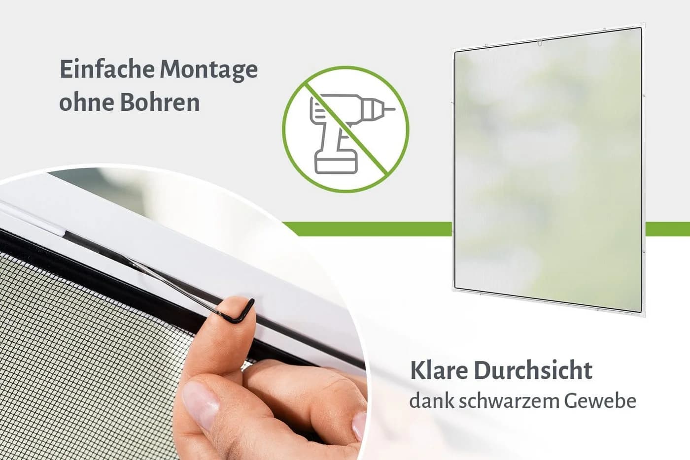empasa Insektenschutz-Fensterrahmen BASIC Alu Braun Selbstbausatz - Bild 4