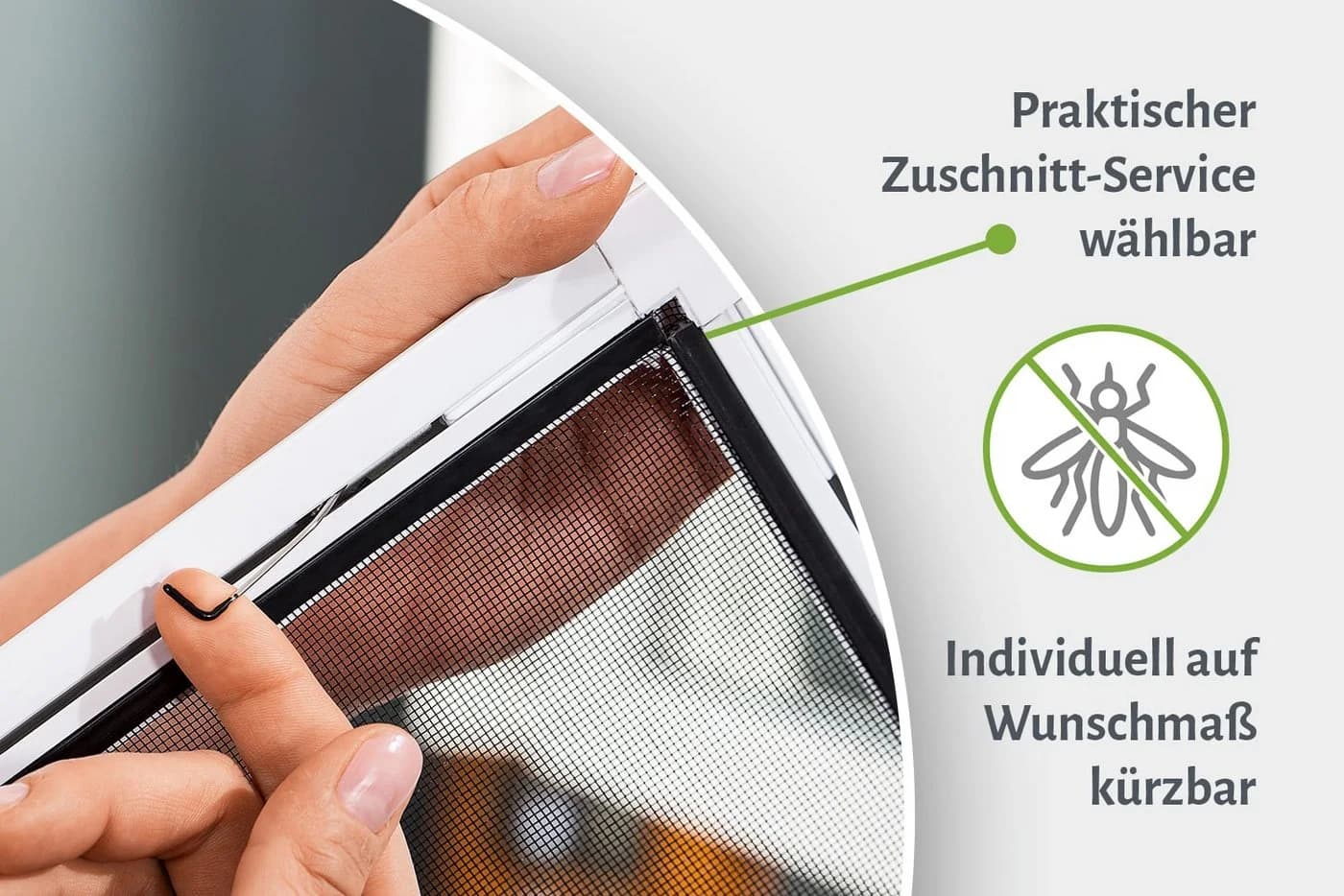 empasa Insektenschutz-Fensterrahmen BASIC Alu Braun Selbstbausatz - Bild 5