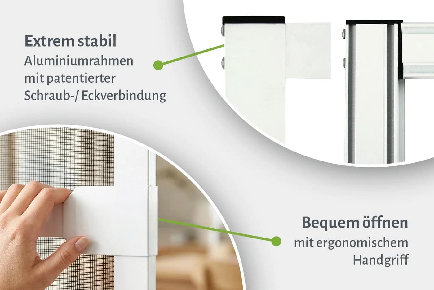 empasa Insektenschutz-Tür MASTER PRO Alu Selbstbausatz Anthrazit - Bild 3