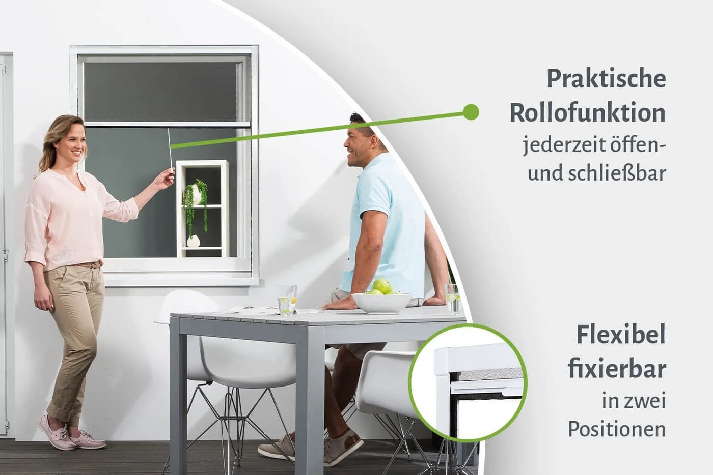 empasa Insektenschutzrollo SMART Alurahmen Selbstbausatz braun - Bild 3