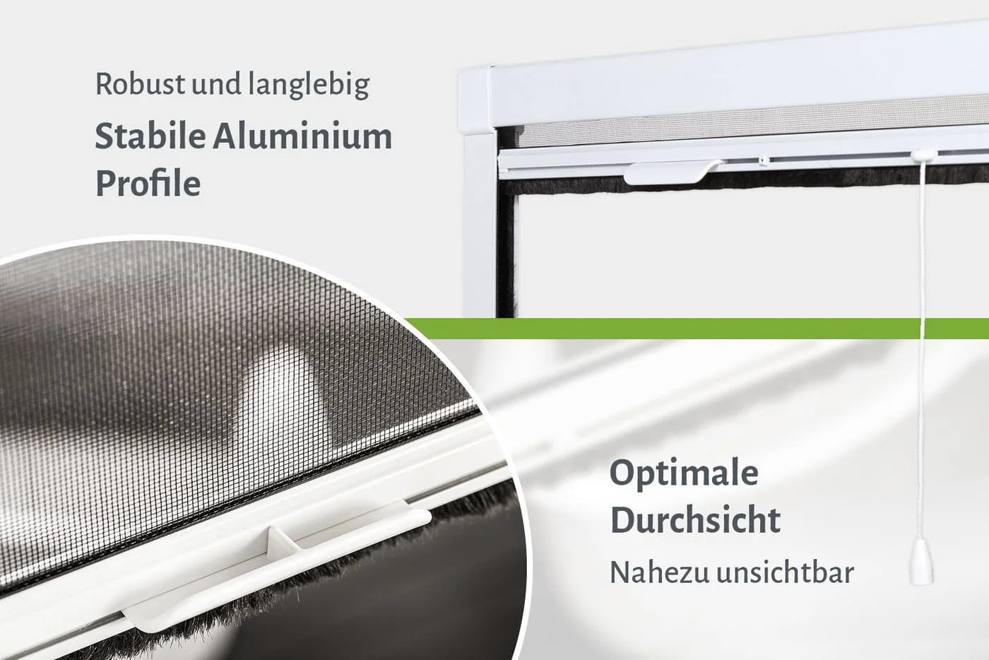 empasa Insektenschutzrollo SMART Alurahmen Selbstbausatz braun - Bild 4