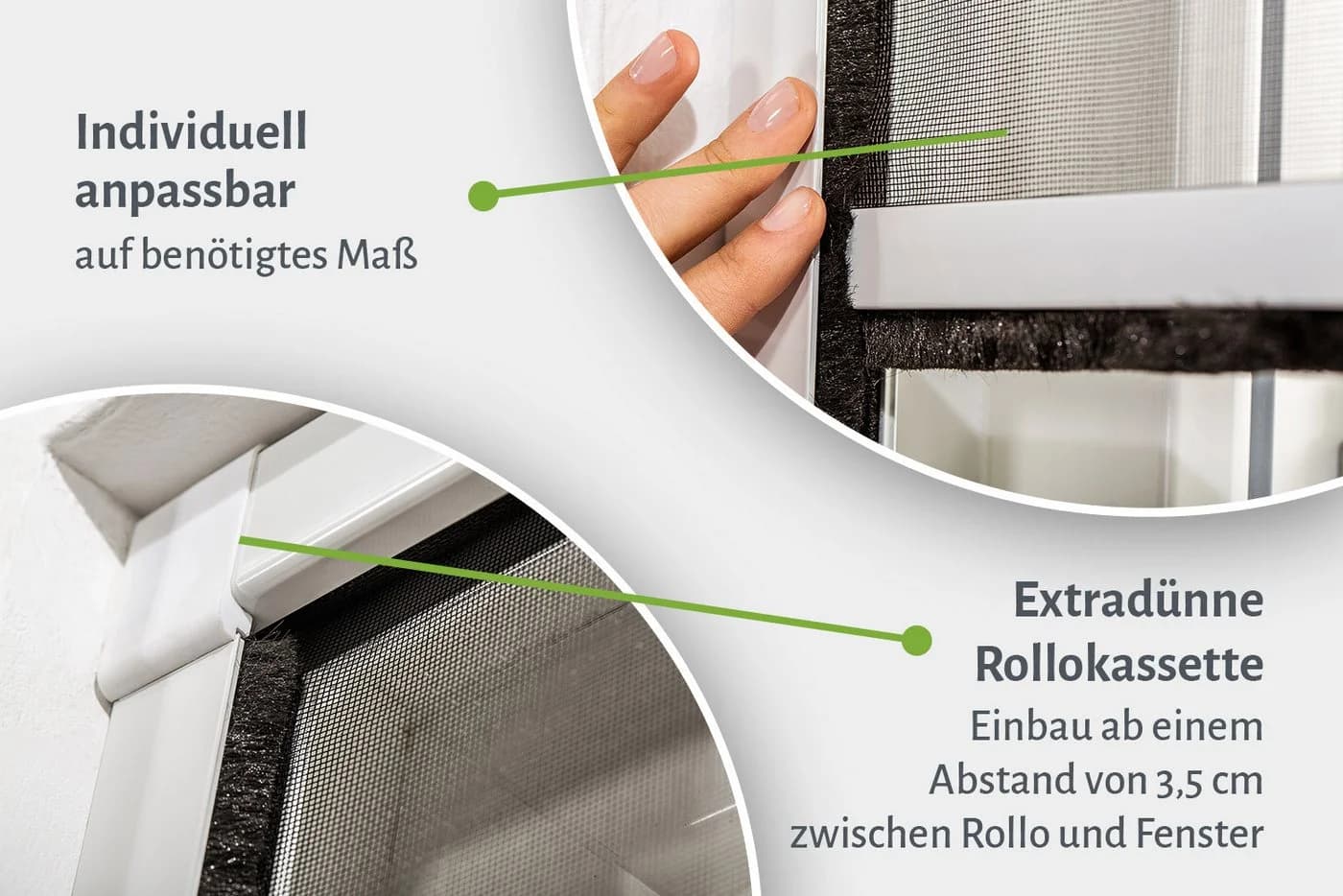 empasa Insektenschutzrollo SMART Alurahmen Selbstbausatz braun - Bild 5