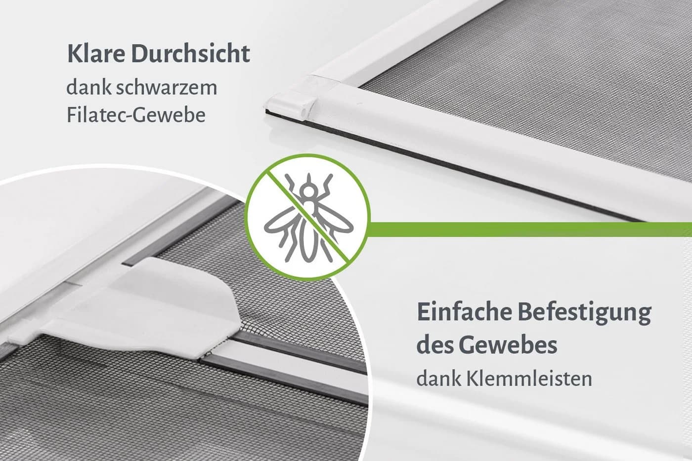 empasa Insektenschutz-Tür START Anthrazit Selbstbausatz - Bild 4