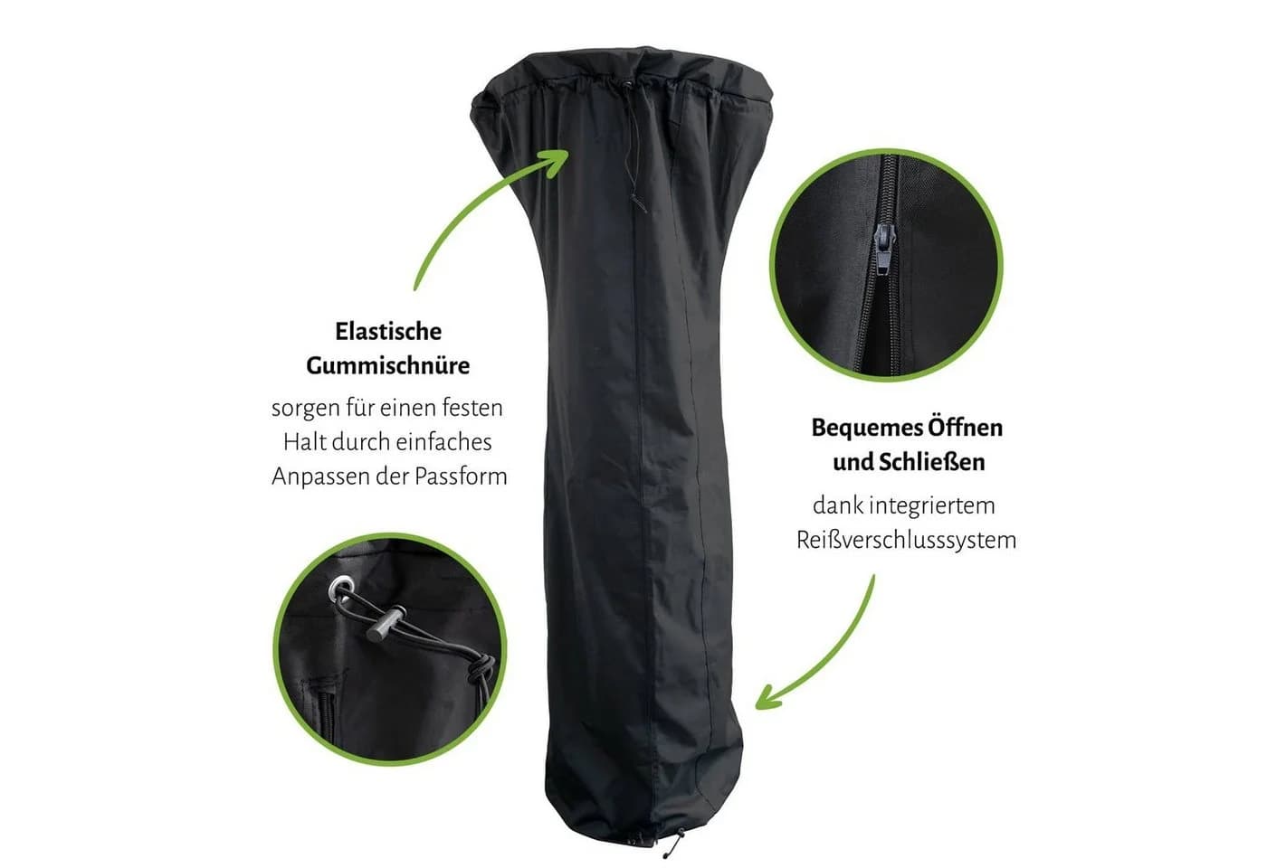empasa Universale Abdeckhaube Schwarz für Heizpilz - Bild 3