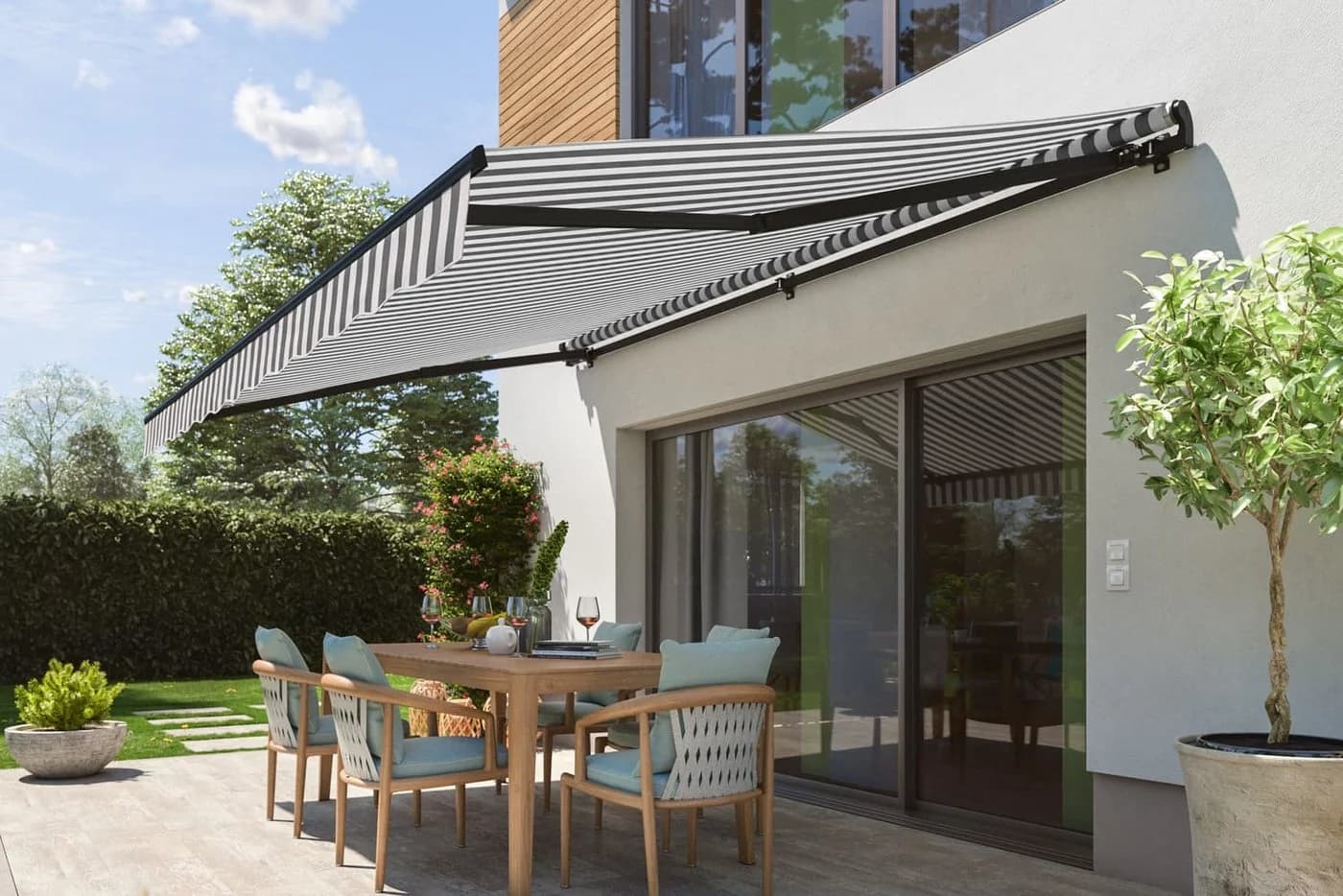 empasa Gelenkarmmarkise START manuell Aluminium Anthrazit - Bild 5