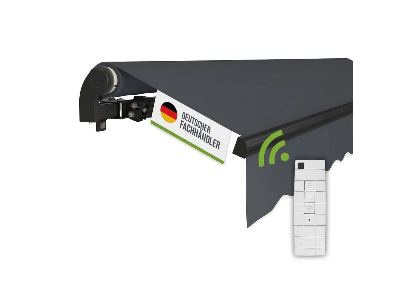 empasa Gelenkarmmarkise START PLUS Grau Elektrisch mit Fernbedienung - Bild 2