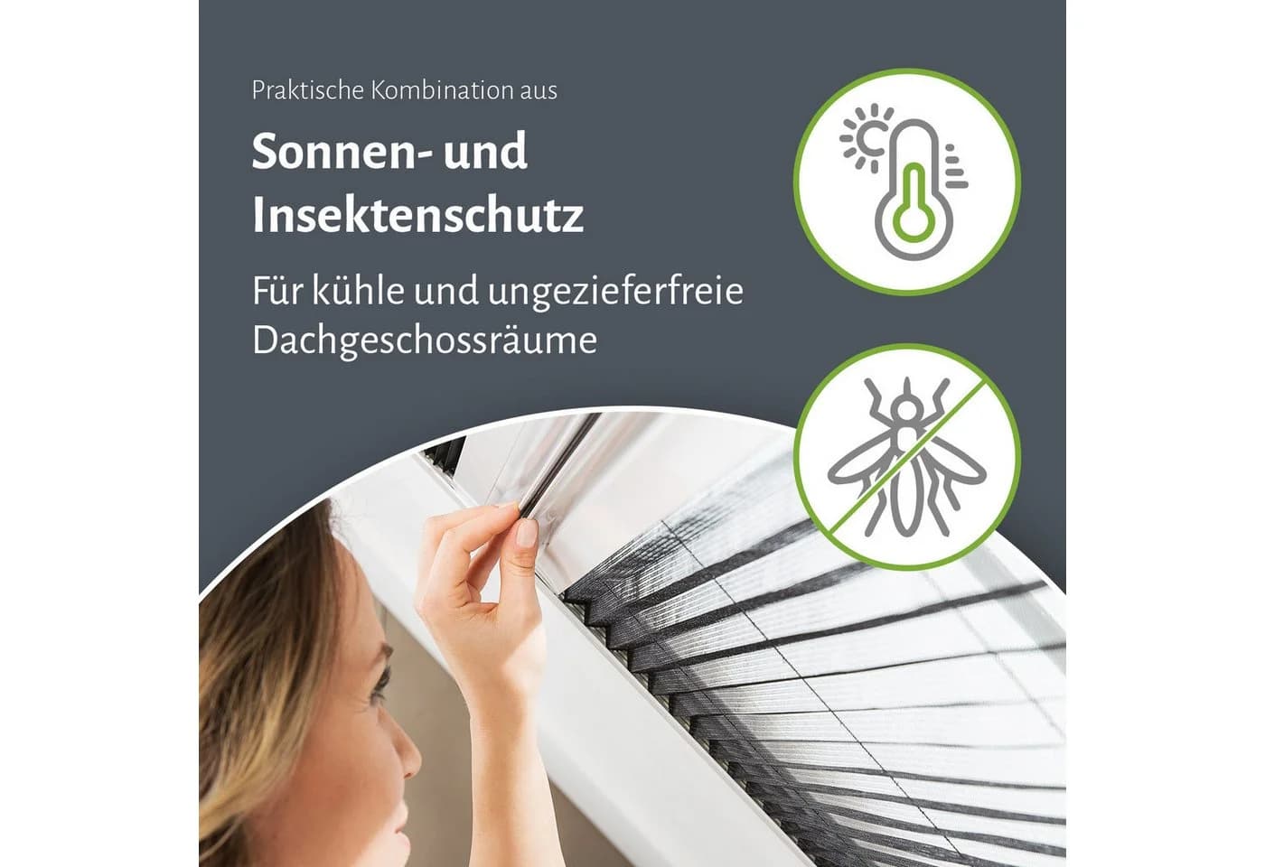 empasa Dachfensterplissee MASTER DUO Verdunkelnd Alu-Profile 2-in-1 - Bild 3