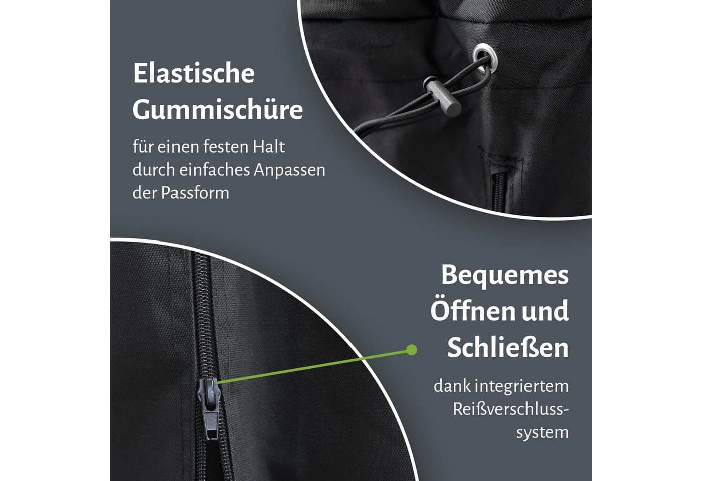 empasa Schutzhülle für Heizstrahler & Grill Schwarz - Bild 3
