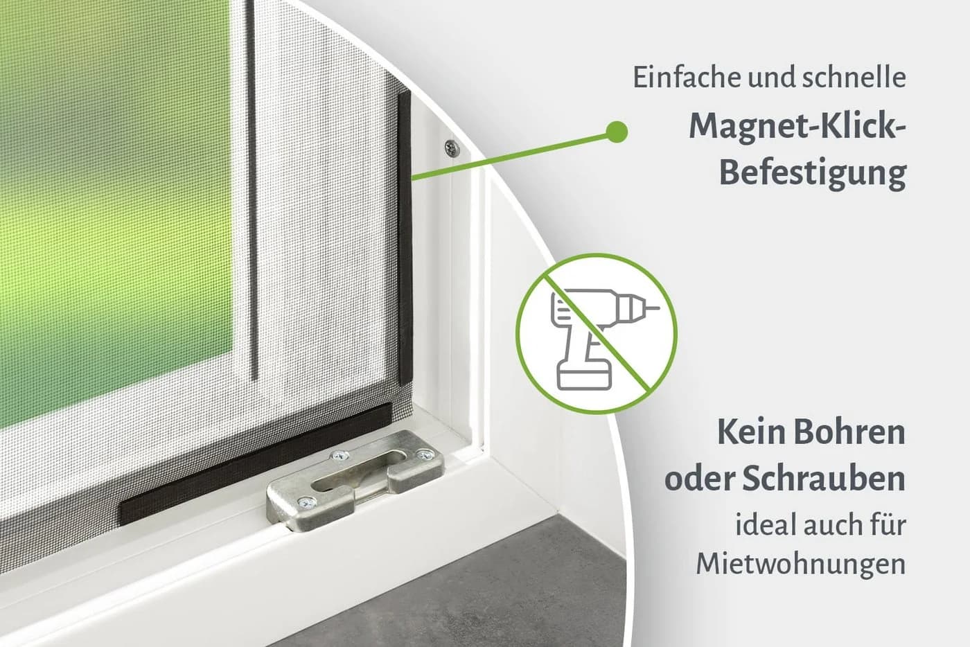 empasa Insektenschutzfenster SELECT mit Magnet & Fiberglas-Gewebe - Bild 3
